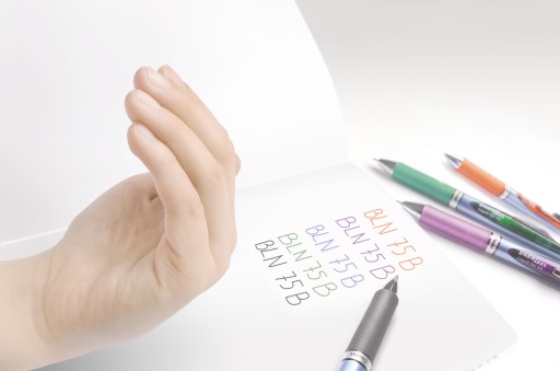 PENTEL ENERGEL BLN75 červené guľôčkové pero