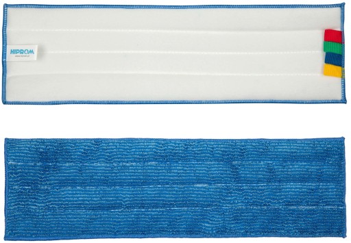 MOP NA PLOCHÝ MOP NA VELCRO Z MIKROVLÁKNA 45 CM NA VELCRO VELCRO MODRÁ