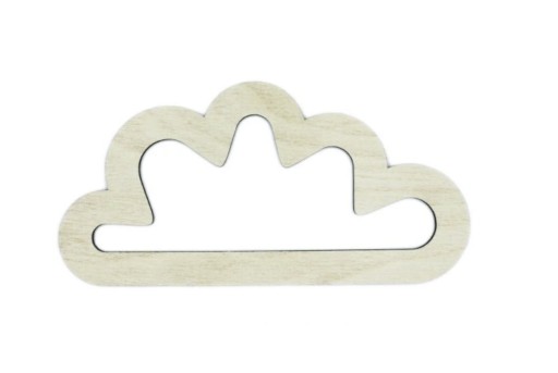 Základňa Macrame CLOUD SMALL 18x9cm, 4mm preglejka!