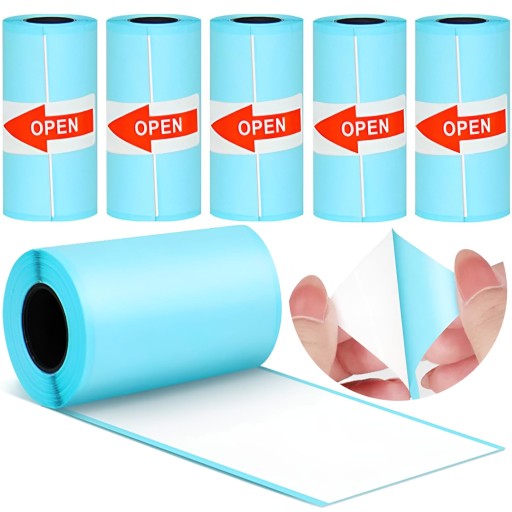 5x SAMOLEPIACI TERMOPAPIER NA TLAČ PRÍKLADOV