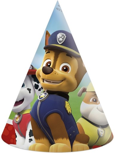 Paw Patrol čiapky Paw Patrol 6 kusov Chase