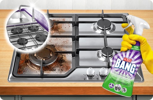Cillit Bang Grease and Streaks – čistič povrchov – 750 ml