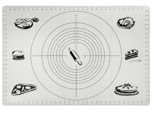 VEĽKÁ MAT kuchynská tortová doska 45x65 cm XXL