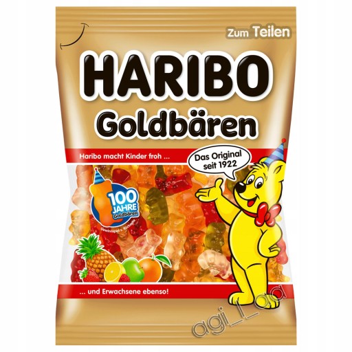 HARIBO GOLDBAREN ZLATÝ MEDVEĎ ŽELÉ 100g
