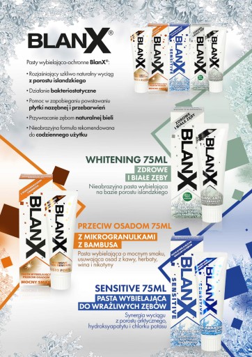 BLANX WHITENING Bieliaca zubná pasta HEALTHY WHITE, 75 ml