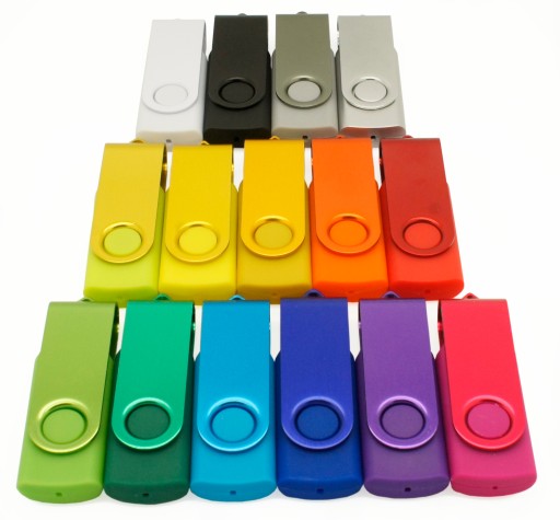 rôzne farby PENDRIVE 2 GB USB 2.0 FLASH TWISTER