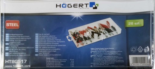 SADA ELEKTRICKÝCH KONEKTOROV KROKODÝLOVÉ SVORKY 28 KS