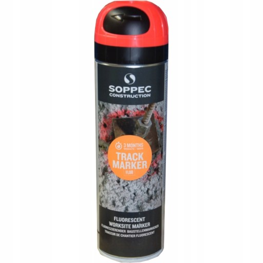 SOPPEC SPRAY RED FARBA NA ZNAČENIE CESTOV
