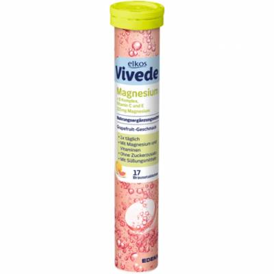 Elkos Vivede magnéziové tablety 17 ks 102g