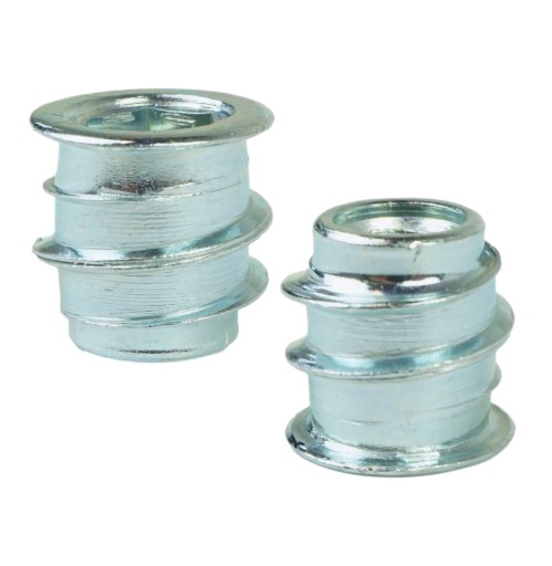 10x M6 x 12 mm nástrčná vložka, nábytková vložka do dreva, s imbusovým kľúčom 6