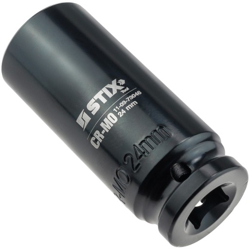 DLHÝ NÁRAZOVÝ KĽÚČ 1/2 PALCA 24MM KLÚČ, CR-MO OCEL - STIX