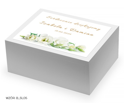 Tortové krabičky so svadobným štítkom + personalizácia