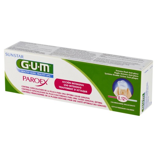 Gélová pasta s chlórhexidínom 0,12% GUM PAROEX Sunstar 75 ml