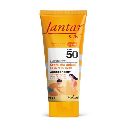 FARMONA JANTAR SUN vodeodolný krém pre deti SPF 50 (od 3 rokov), 50 ml