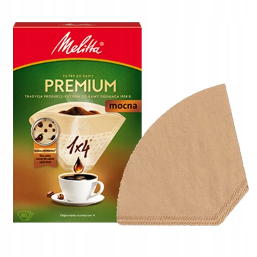 Papierové filtre na kávu Melitta Premium | 80 ks.