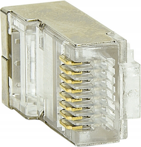 10x Zásuvný konektor Konektor RJ45 Priechodný kábel RJ 6 do LAN STP FTP UTP