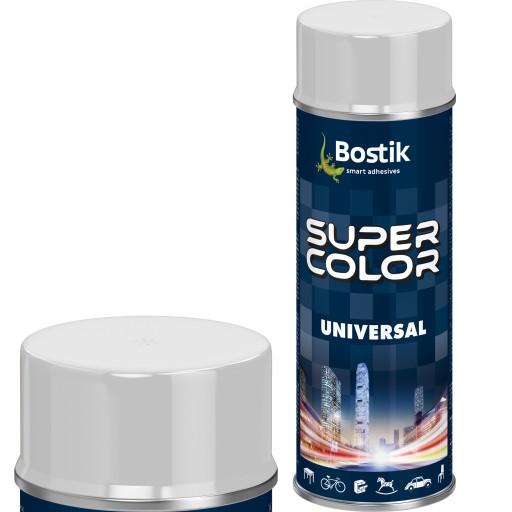 BOSTIK SUPER COLOR biely lesklý univ lak 0,4L
