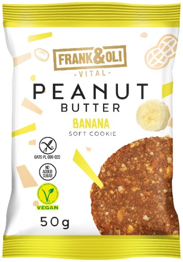 Arašidové maslo a banánový koláčik pre vegánov Vege fit