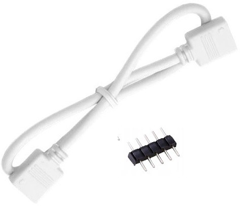 Rozdvojka predlžovacieho kábla, RGBW LED páskový kábel 5pin