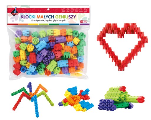 MALÉ GENIÁLNE BLOKY, STAVBA, PRIESTOROVÉ SKRUTKY, 100 PRVKOV.