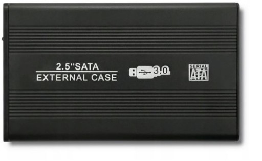 2,5'' DISK PUZDRO SATA USB 3.0 HDD ČIERNA
