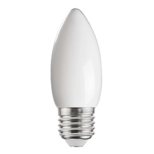 KANLUX LED žiarovka na sviečku E27 s veľkým závitom 6W=60W teplá biela 2700K