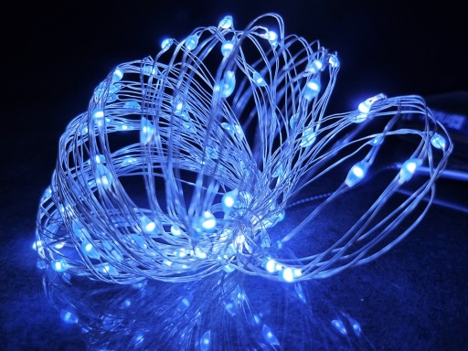 SVETLÁ NA VIANOČNÝ STROMČEK 100 LED BIELE, MIKRO LED SVIETIDLÁ NA VIANOČNÝ STROMČEK VIANOČNÝ STROMČEK