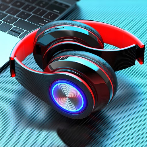 BEZDRÔTOVÉ SLÚCHADLÁ BLUETOOTH 5.0 MIKROFÓN RGB OSVETLENIE