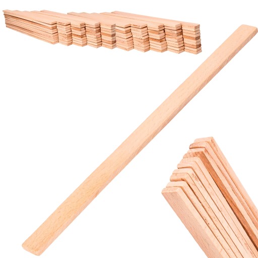 DREVENÉ PRUHY NA MIEŠANIE FAREB 30 cm DREVENÁ MIEŠAČKA 25 KS