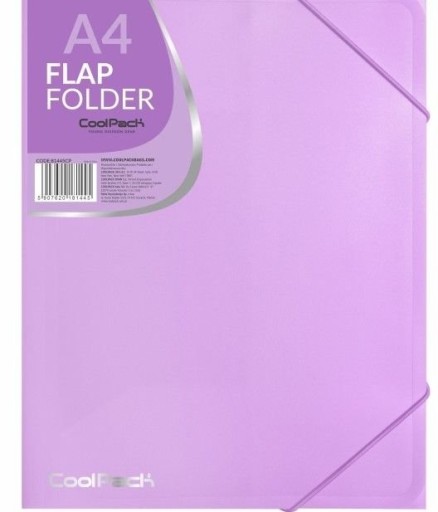 COOLPACK PASTEL A4 VYMAZANÝ SÚBOR - FIALOVÝ