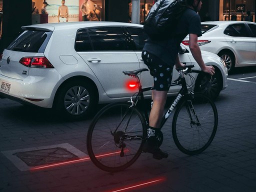Osvetlenie na bicykel Zadné svetlo na bicykel laserové Svetlo na bicykel