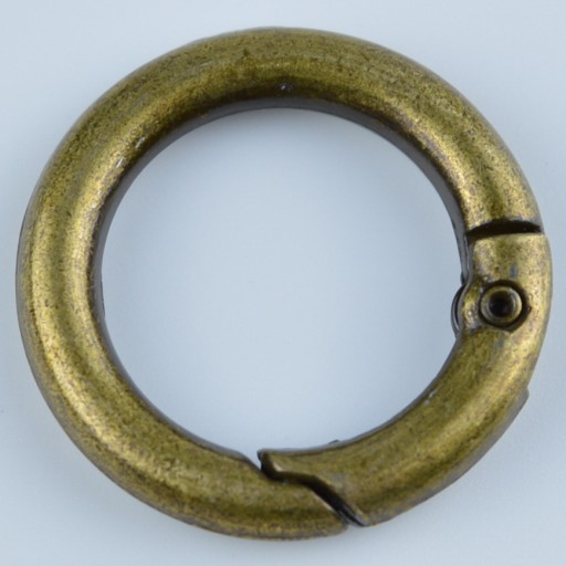 OTVÁRACÍ KRUH SHAKEL KARABÍNA KRUHÁ 20MM - ANTIK