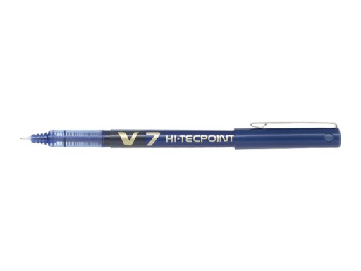 Guľôčkové pero Pilot V7 BLUE gélová jemná linka s 0,7 mm uzáverom