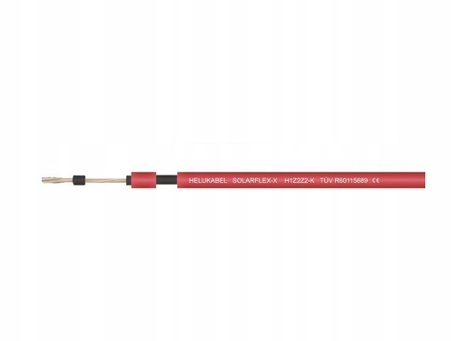 HELUKABEL SOLÁRNY KÁBEL H1Z2Z2-K 1X6 mm² FV KÁBEL PRE FOTOVOLTAICKÉ PANELY