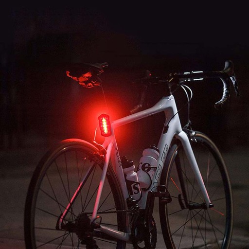LED SVETLO NA BICYKEL SVETLO PREDNÉ + ZADNÉ 8 REŽIMOV SVETLA