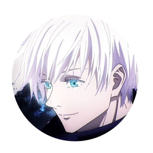 Špendlík Jujutsu Kaisen Gojo Satoru 58mm