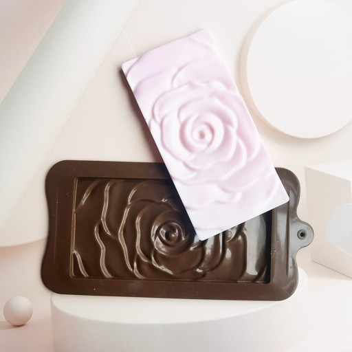 SILIKÓNOVÁ FORMA NA ČOKOLÁDOVÝ TANIER FLOWER ROSE 916