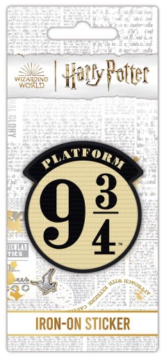 Nažehľovacia záplata Harryho Pottera Platforma 9 3/4
