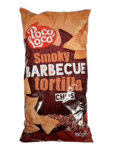 Tortilla chipsy Smoky Barbecue 450g/12 Poco Loco str