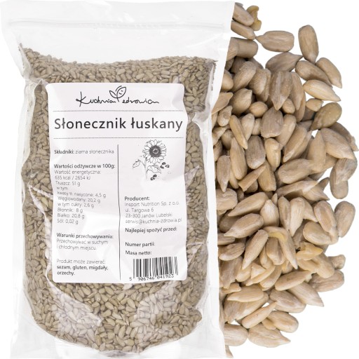 Lúpané slnečnicové semienko Natural HEALTH KUCHYŇA 1KG
