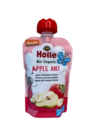 Mousse Apple Ant Mousse v tube bez pridaného cukru od 6 mesiacov Demeter BIO 10