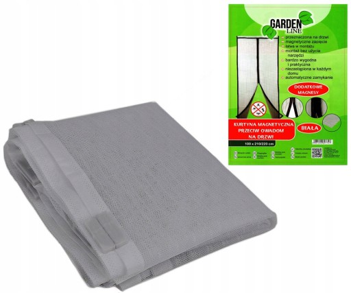 SIEŤKA NA DVERE MAGNETICKÁ ZÁCLONA TESNÁ 6v1 100x220cm