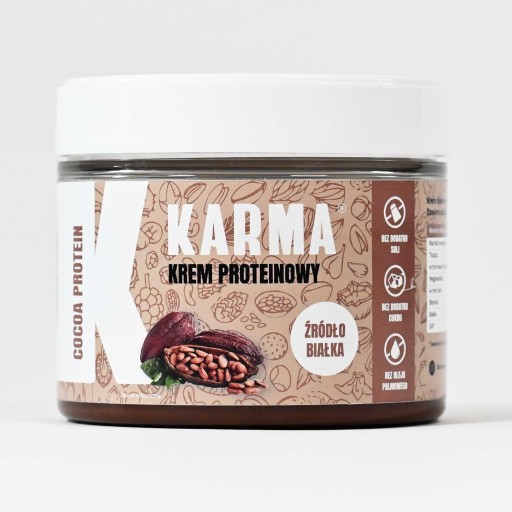 KAKAOVÝ PROTEÍN proteínový krém 250g KARMA TYČINKY