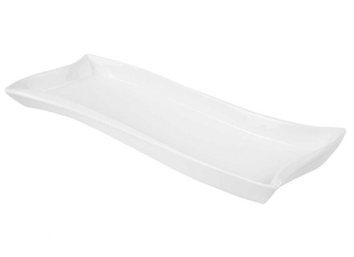 BIELY TANIER úzky SALSA FALA Ambition 26*10cm na predjedlá a občerstvenie