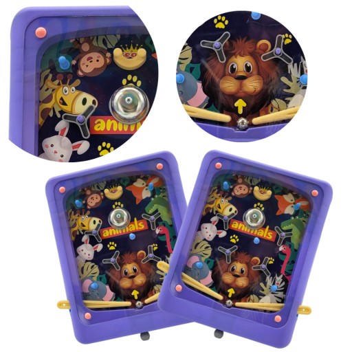 ZRUČNOSTNÁ HRA PINBALL fialová FLIPPER