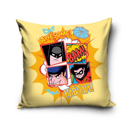Obliečka na vankúš 40x40 Friends Superheros Batman Robin DC
