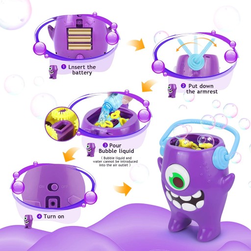 MYDLOVÉ BUBLINY MONSTER BUBBLE STROJ