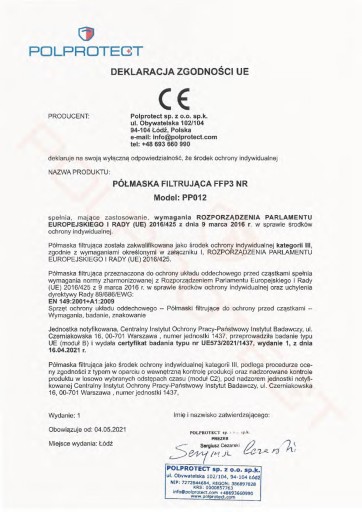 FFP3 MASKA 6-VRSTVOVÁ OCHRANNÁ POLMASKA