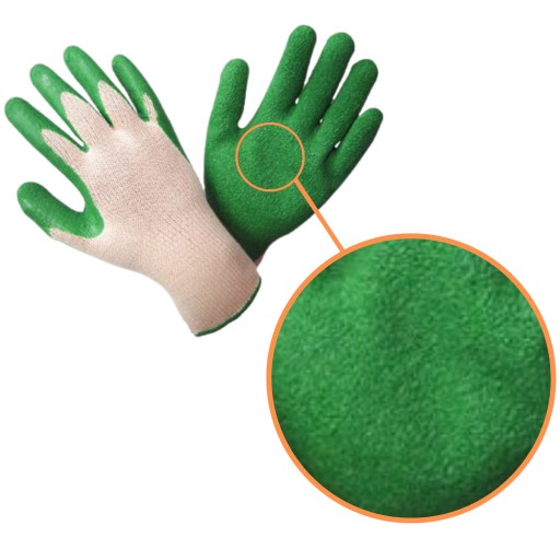 Pracovné RUKAVICE r10 LATEX bal. 10 PÁROV