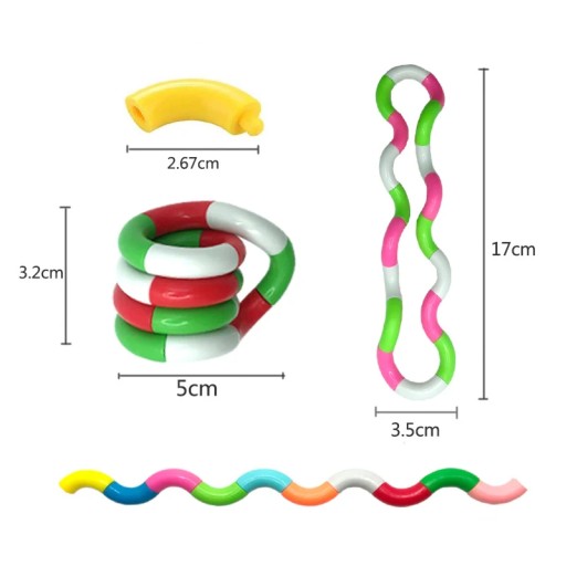 KREATÍVNE BLOKY MAGIC SNAKE REŤAZ BLOKOV SNAKE NA POKLÁDKU 100 ks